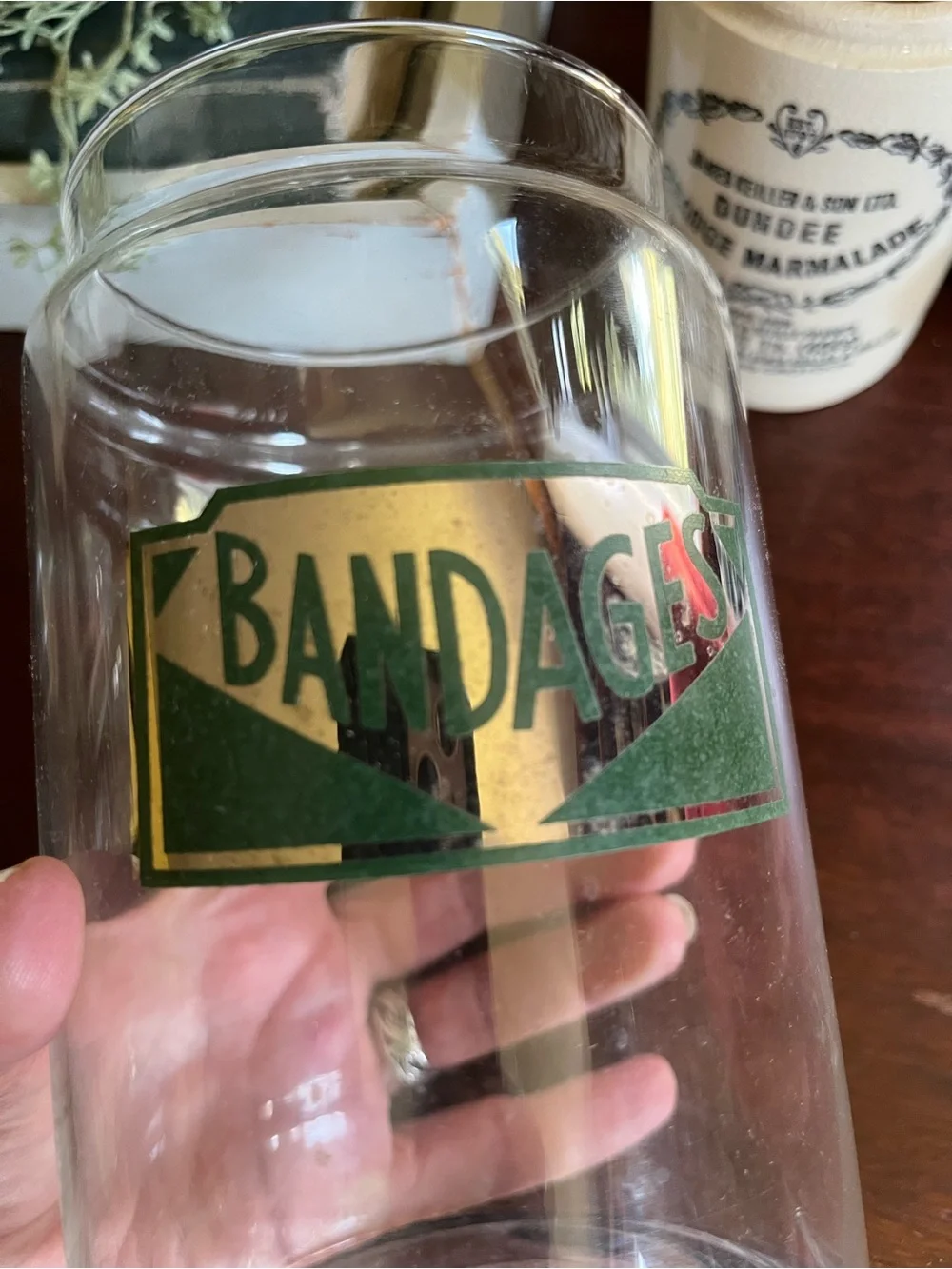 Vintage Kalon by Profex glass medical apothecary jar